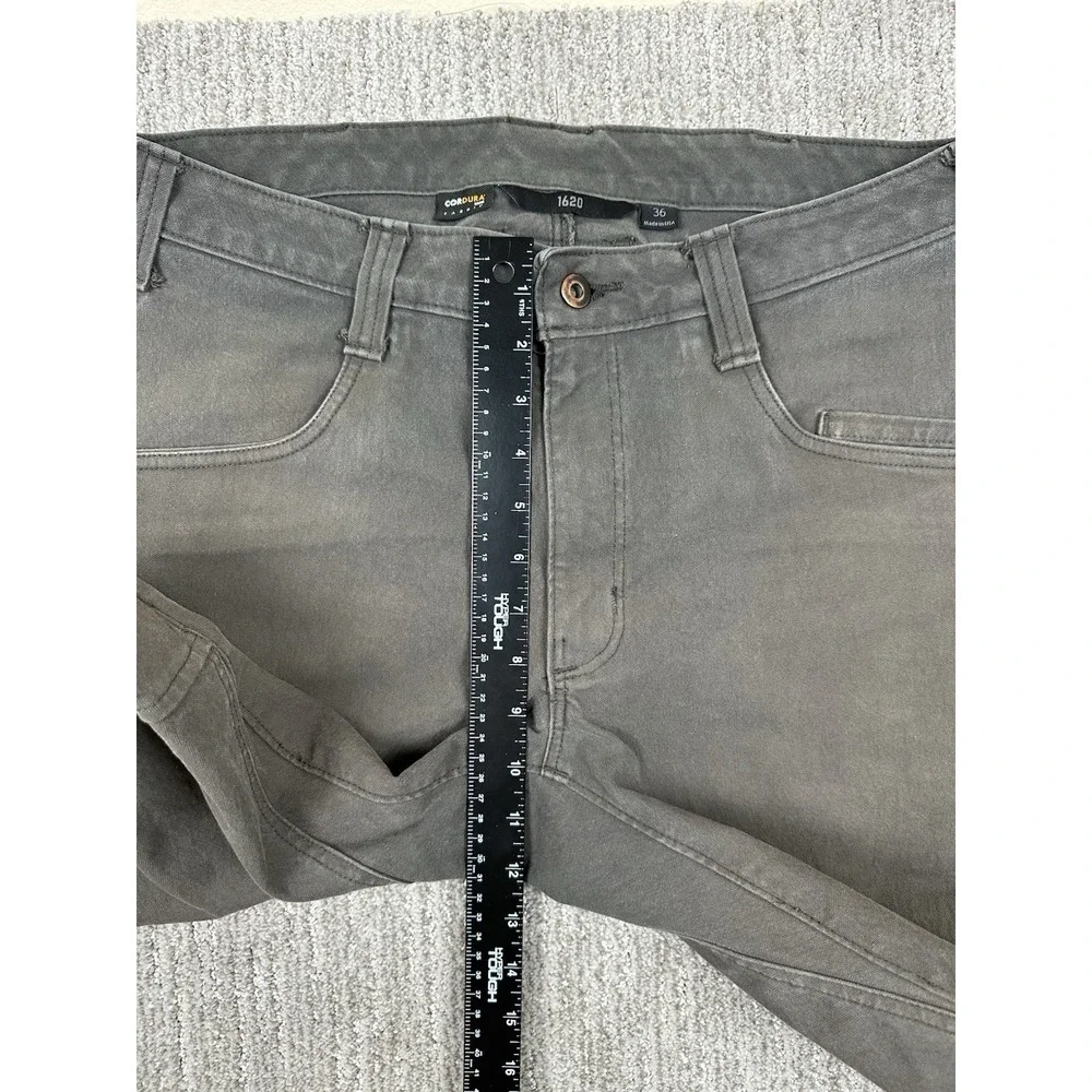1620 Foundation Pant Men 36x31 Canvas Granite Gray Cordura Workwear Made in USA